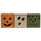 Halloween Wooden Blocks Set of 3 – Family-Friendly Ghost, Jack O’ Lantern & Frankenstein Painted Décor